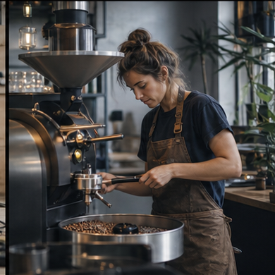 Coffee-roaster content example